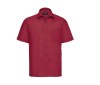 Men's short sleeve classic polycotton poplin shirt