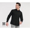 MEN'S LONG SLEEVE FITTED STRETCH SHIRT