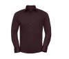 Men's long sleeve fitted stretch shirt