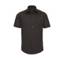Men's short sleeve fitted stretch shirt