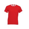 Tee-shirt bords côtes contraste